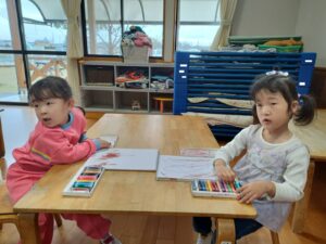 桜の木を描いたよ（本間）