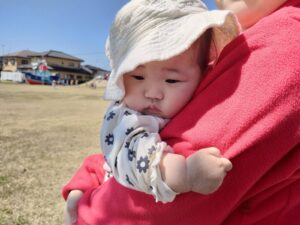 園庭散歩をしたよ！（落合）