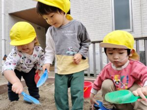 外で遊べたよ！（早乙女）