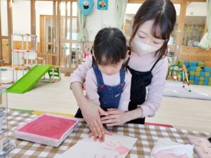 ☆「手形・足形アート」☆(上園)