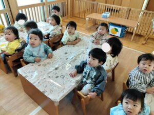 ゆず組での初めての製作☆（大橋）