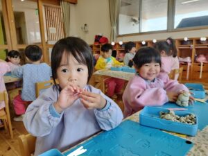 粘土遊びをしたよ！（用皆）