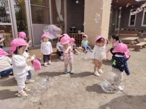 しゃぼん玉ふわふわ～(福永)