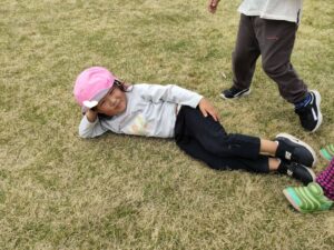 第2園庭で遊びました！（塚田）