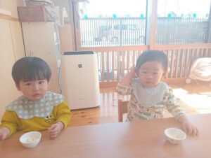 本日のつぐみ組（井上）