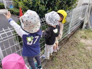 戸外で遊んだよ（木村）