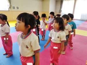 体操を頑張りました(小野）