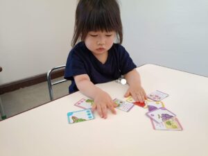 絵合わせカードで遊んだよ！（髙秀）