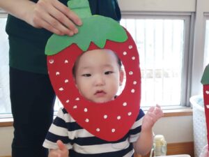 いちごパーティをしたよ♪(小島)