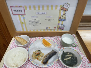 今日の給食（本園）