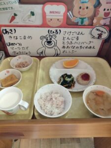 ☆今日の給食☆(みつば)