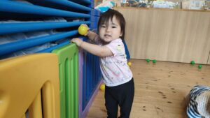 ボール遊びをしたよ♪（横山）