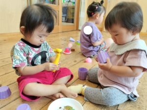 今日のひばり組さん（吉田）