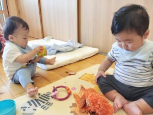室内遊びの様子(柳田)