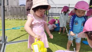 水遊び楽しかったね（続橋）