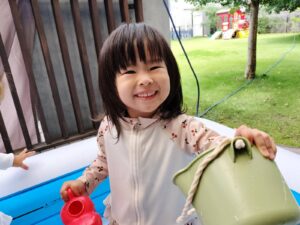 水あそびをしたよ♪(尾崎)