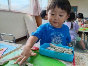 粘土遊び！（髙秀）