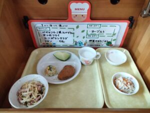 7月16日の給食（みらい）
