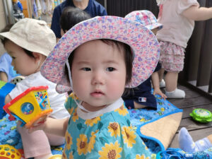 7月1日　外気浴（瀬下）