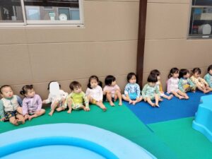 7月3日　みんな大好きプールの時間♡（前原）
