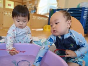 お姉さん先生と一緒に遊んだよ☆（市村）