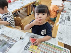 すいか美味しいね☆（高橋）