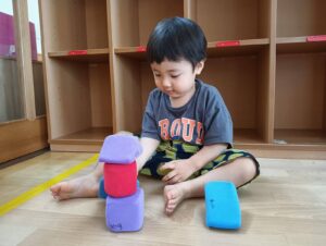 水風船で遊んだよ！（小野崎）