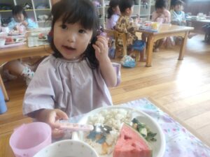 7月17日　おいしい給食（阿部）