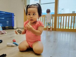 水遊び♪（大須賀）