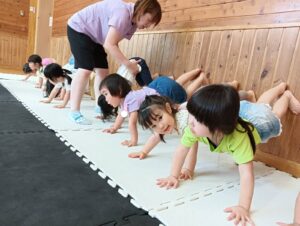 体操をしたよ！（福田）