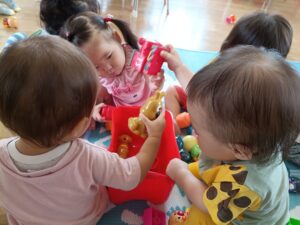 室内遊びの様子です（阿部）