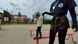 平均台遊び！(木川)