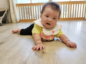 水遊びしたよ♪(大須賀)