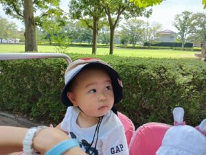 公園にお散歩に行ったよ☆（市村）