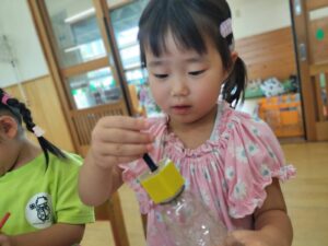 障害物競走をしたよ☆（金田）