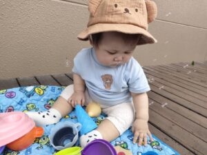 8月12日　外気浴（笹川）