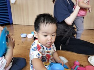 いちご組で合同保育(山縣)