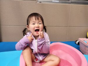 8月14日　みんな大好きプールの時間♡（前原）