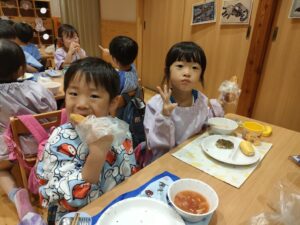 揚げパン美味しかったね！（柏崎）