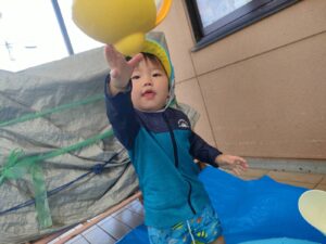 水遊びをしたよ！（落合）