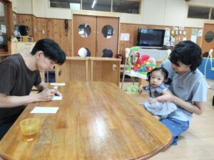 8月24日　似顔絵　（武井）