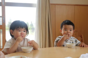 今日の朝の様子♪(栫)