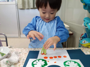 野菜スタンプ！（髙秀）