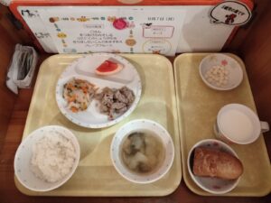 今日の給食（みつば）