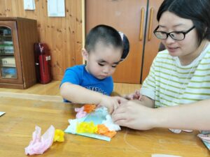9月3日　敬老の日制作　（武井）