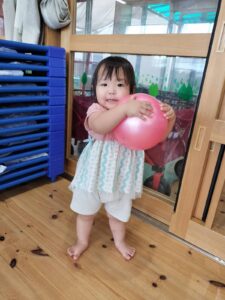 風船とボールであそんだよ★（小林）