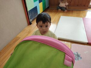 9月11日　サーキット遊び(森)