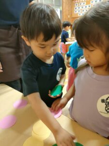 なんのぐるぐる～？（戸叶）