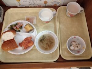 今日の給食（みつば）
