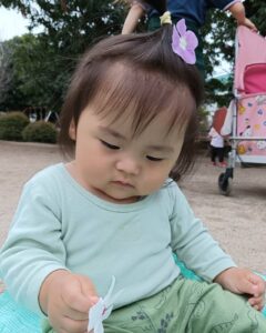 園庭で遊んだよ！（戸澤）